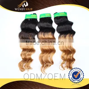 Natural Brazilian Hair Extensions, Full Cuticles Attached Virgin Brazilian Hair Bundles Quality Choice thumbnail-1