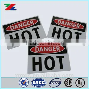DANGER Safety Sign Custom Printed ; Plastic / Aluminum / Adhesive Label Custom Printed Safety Signs Quality Choice thumbnail-2