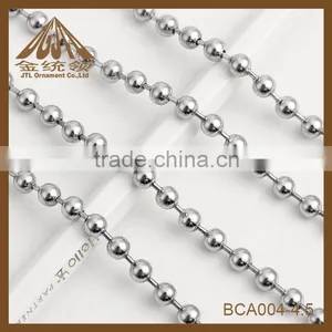 Fashion Metal Ball Chain 316L Stainless Steel thumbnail-4