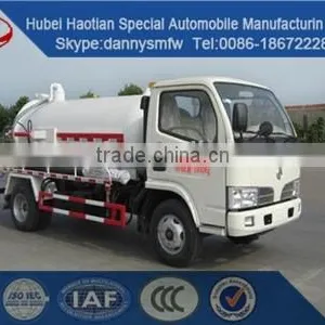 Dongfeng Mini Sewage Suction Truck Small Fecal Tank Truck Self Cleaning Tanker thumbnail-1