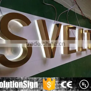 Custom Led Backlit Stainless Steel Signs Channel Letters thumbnail-5