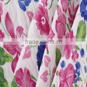 100% Cotton Poplin Fabric China Supplier Printed Flower Designes Use for Garments thumbnail-1