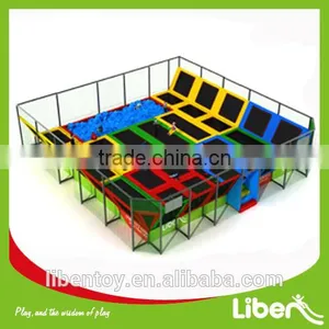 Large Indoor Elastic Bed in Trampoline for Kids thumbnail-1