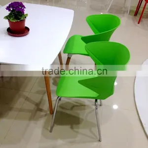 High Quality Modern Restraurant Furniture Steel Base PP Seat RESTAURANT CHAIR, HYH-A305B thumbnail-3
