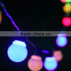 US Plug 10M/100LED Miniature Round Ball Fairy Globe Lights Outdoor Fairy Xmas Deco Lights thumbnail-1