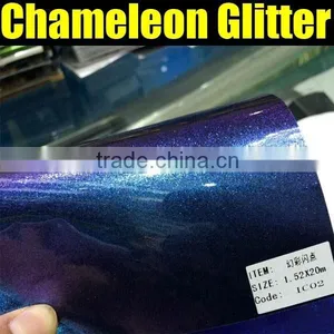 Chameleon Glitter Vinyl Car Sticker Design 1.52m*20M/Roll thumbnail-3