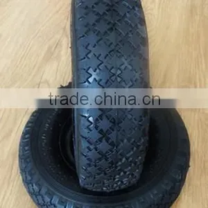High Quality Manufacturer 400 4 Wheel Barrow Tyre Pneumatic Wheel Tyre 4.00-4 thumbnail-1