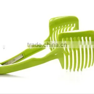 1pcs 2106 New Arrival Tomato Onion Slicer Vegetables Fruits Cutter Holder Kitchen Tool Handhold For Food Decor Free Shipping thumbnail-1
