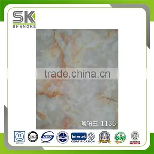 PVC Faux Marble Sheet/Wall Panel/Interior Decoration Board Quality Choice thumbnail-2
