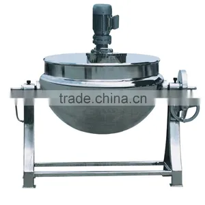 50-1000L Tilting Agitation Steam Heating Jacketed Kettle thumbnail-1
