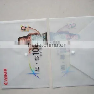 Advertising Gift - A4 Plastic Folder With Button thumbnail-1
