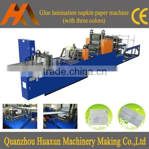 Automatic Napkins Lamination Folding Serviette Tissue Paper Machine Factory thumbnail-1