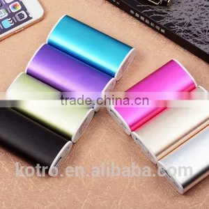 Aluminum Shell LOGO 18650 li Ion 5200 Mah External Mobile Battery Charger Phone Power Bank thumbnail-1