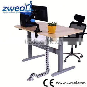 Grey Desk Ergonomic Sit-stand Factory Wholesale thumbnail-1