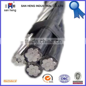 1kv Xlpe/pe Insulation Parallel or Twisted Aerial Bundle Cable Abc Cable thumbnail-2