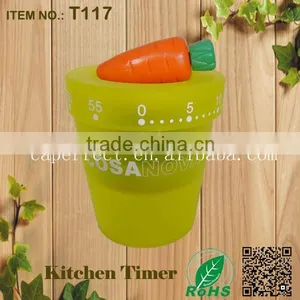 China Mechanical Kitchen Bucket With Carrot Shape Timer thumbnail-1
