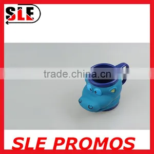 New Custom Custom Animal Shaped Eco-friendly Plastic Mug,Wholesale High Quality Promotional Gift Unique 3D Mug Cup Manufacture thumbnail-2