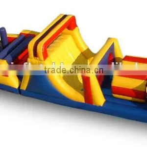 50ft Long Cheap Kids Obstacle Course Inflatable Equipment for Fun thumbnail-3