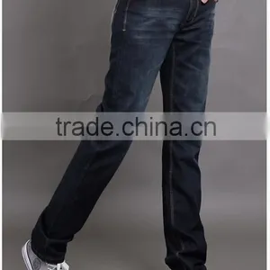 Blue Color Men's Fashion Jeans Famous Brand Jeans Men Pencil Denim Trousers Quality Choice thumbnail-2