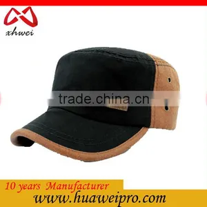 Wholesale High Quality Fashion Sun Cap 100% Cotton Army Cap thumbnail-1