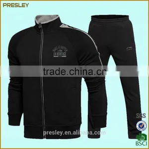 Hot Sale Men Black Zipper-up Breathable Polyester Cheap Plain Hoodies for Man thumbnail-1