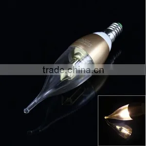 LED Candle Bulb 4w E14 Led Candle Light 3014SMD Warm White LED Candle Bulb Light thumbnail-5