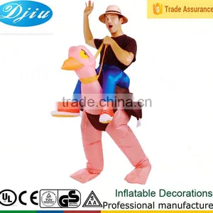 DJ-CO-142 INFLATABLE OSTRICH Funny Humor Adult Mens Womens Animal Halloween Costume Quality Choice thumbnail-1