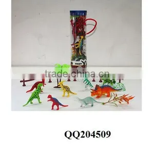 5pcs Plastic Dinosaur Set thumbnail-1