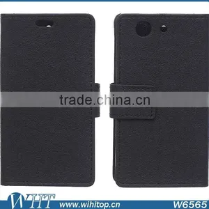 Phone Accessories Luxury Wallet Leather Flip Case for Sony Xperia Z4 Compact thumbnail-2