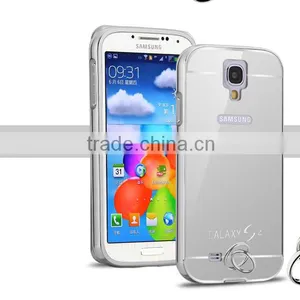 Wholesale Pricce Aluminum Bumper Mirror Cell Phone Back Cover Case For Samsung Galaxy S4 thumbnail-6
