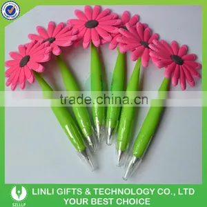 Customized Printed Promotional Silicone Flower Ball Pen, Flower Pen, Flower Ballpoint thumbnail-6
