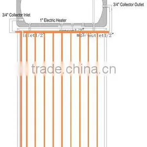 150L Compact SS Flat Solar Hot Water Heater Without Rear Leg thumbnail-1