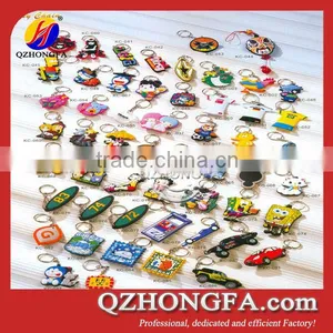 Promotional PVC Key Ring 3D Soft Printing Key Chain thumbnail-1