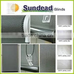 Blackout Shiny Vinyl Curtain and Blinds Double-printing Pattern Fire Retardant thumbnail-4