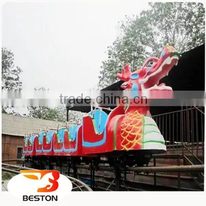 Amusement Park Rides Kids Fairground Ride Small Roller Coaster Big Green Worm Ride for Sale thumbnail-6