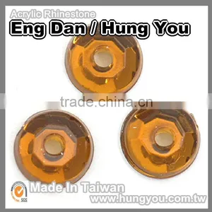 Round Shaped Sew On Acrylic Rhinestones With 1 Hole thumbnail-6