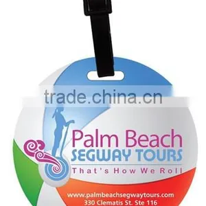 Printed Beach Ball Plastic Luggage Tags thumbnail-1