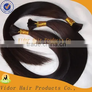 Brazilian Hair Bulk Natural Virgin Remy Hair Can Dyed Any Color and Bleached Bulk Human Hair Extension thumbnail-1