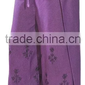 Gypsy Wide Leg Hippie Harem Boho Wrap Pants thumbnail-1