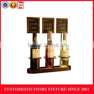 Simple Design 3 Bottles Wine Display Racks thumbnail-1