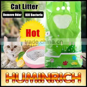 Huminrich Hot Sale High Absorption Bentonite Cat Litter Color thumbnail-1