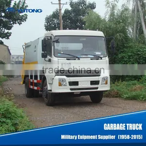 Efficient 9 Cbm Dustbin Volume Garbage Collection Vehicle thumbnail-3
