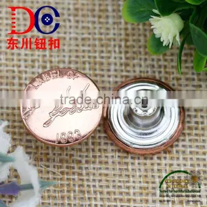 Furniture Guangzhou Vogue Custom Made Metal Jeans Button for Leather Jacket thumbnail-1