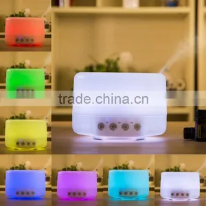 Factory Price Wholesale Large Capacity 1000ml Essential Oil Diffuser 7 Color Changing Ultrasonic Aroma Diffuser thumbnail-1