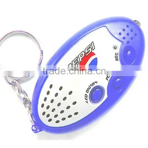Factory Direct Versatile Recording Keychains With LED Lights, Vioce Recordable Key Chain Promotional Gifts Custom Voice Recorder thumbnail-1