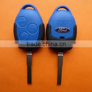 Ford Focus and Mondeo 3 Button Remote Key Blank With Blade,ford Key Shell,ford Key Case thumbnail-1