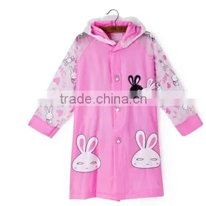 Cute Kids Unisex Cartoon Hoodie Inflating Cap Brim Outwear Camping Raincoats thumbnail-3