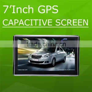 2015 Wholesale 7" Portable Car GPS Capacity Screen Car GPS Navigator With Bluetooth AV-IN, OEM/ODM Manufacturer Portable Car GPS thumbnail-1