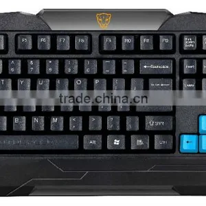 USB Computer Keyboard LED Gaming Keyboard for Game thumbnail-1