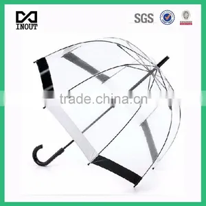 23''*8K Clear PVC Umbrella,Umbrella PVC ,Transparent Dome Umbrella thumbnail-1